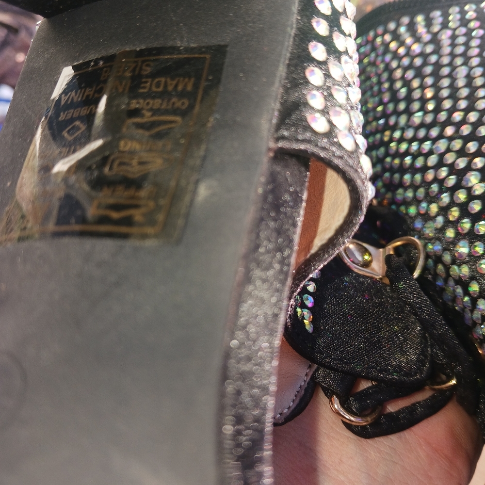 Bling crystal peep Tor Ankle - Picture 4 of 6